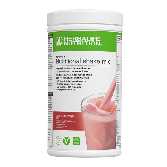 F1 Healthy meal - Vegan milkshake with 10 different flavors